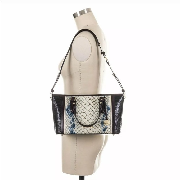 New BRAHMIN Mini Asher GLACIER CARLISLE - Picture 3 of 7